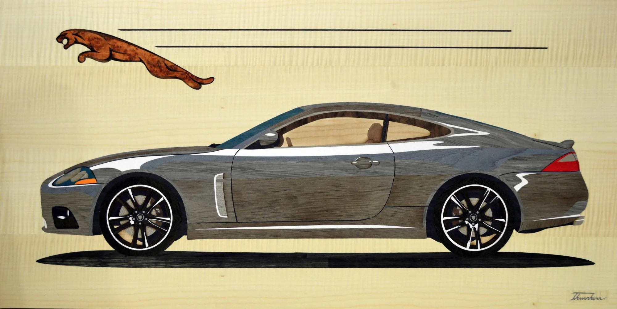 Jaguar XKR, œuvre vendue